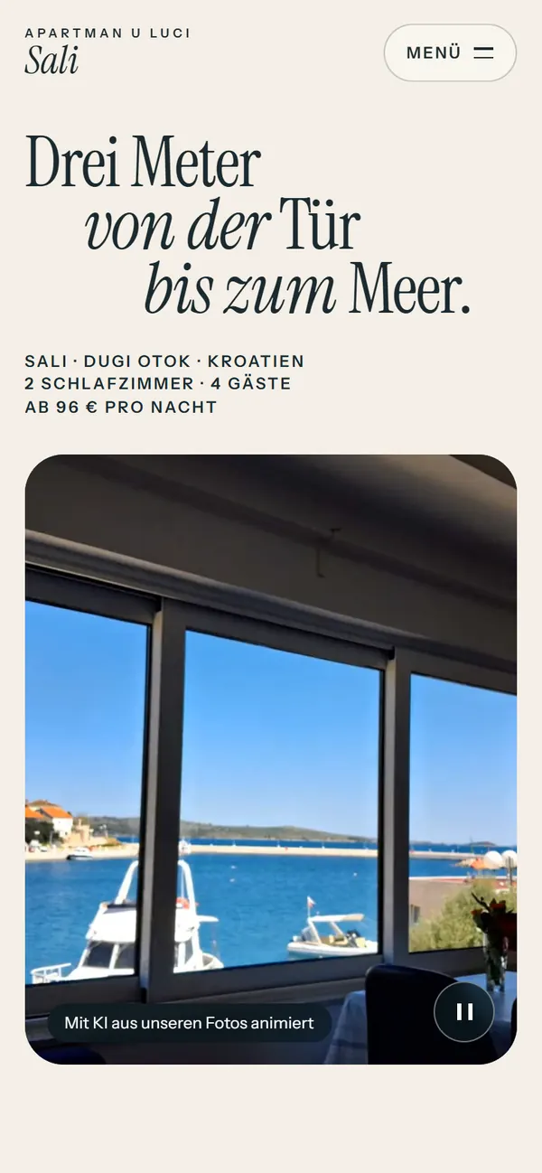The same page in German